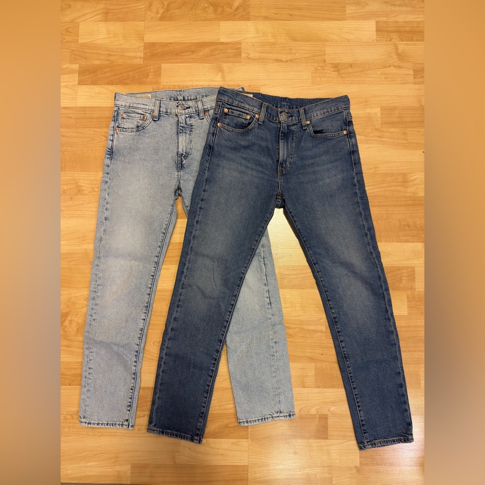 2 Pairs Men's Levi's Premium 510 Skinny Blue Jeans - Size 30x30 NWOT